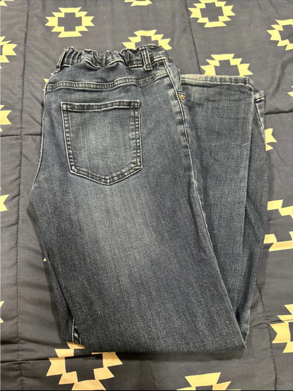 Wonder Nation Boys Size 16 Adjustable Waist Blue Jeans